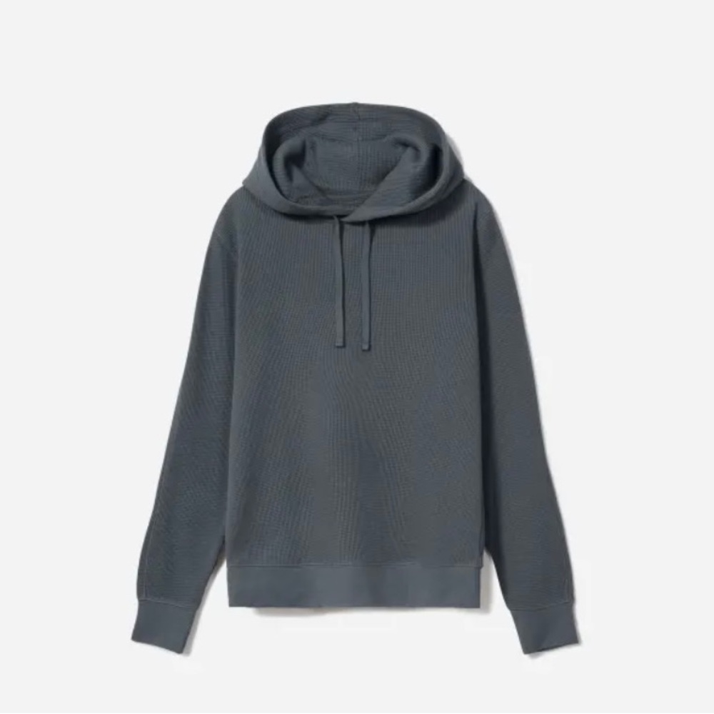 the waffle knit hoodie